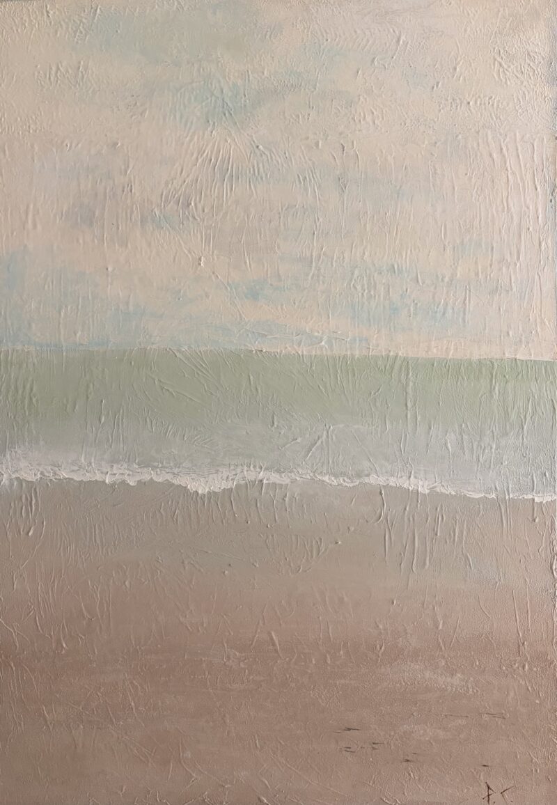 Plaża, Malowanie ;), 60 × 80 cm